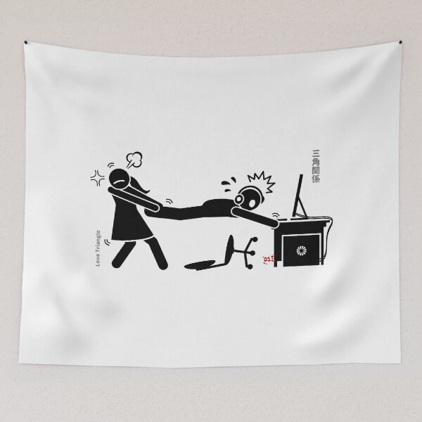 Item preview, Gamer Love Triangle (Japanese: Sankakukankei 三角関係) / RoYuMi Gaming designed and sold by royumi.