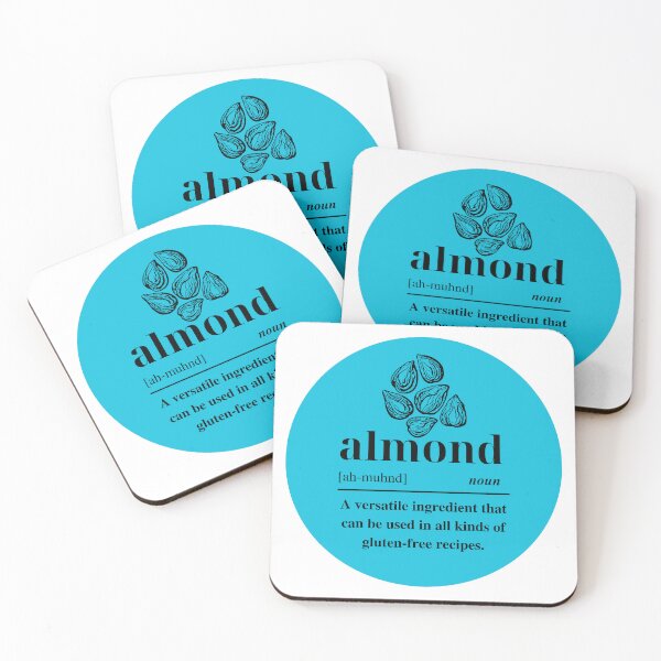 Item preview, Light Blue Design Almond: A Versatile Ingredient That Can Be Used In All Kinds Of Gluten-Free Recipes. designed and sold by Paul Corps.