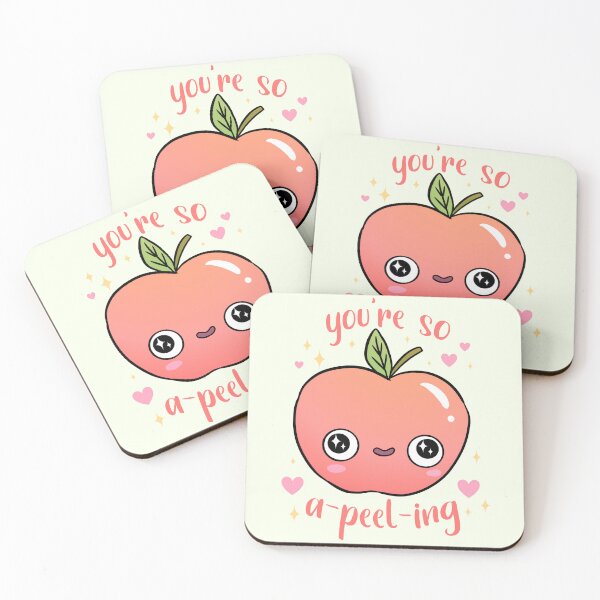 Item preview, You're so a-peel-ing a funny apple pun designed and sold by Yarafantasyart.