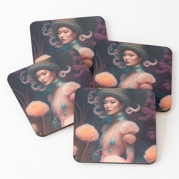 Item preview, Malia Koa, Women of the Land of Mu designed and sold by zombiezoanthid.