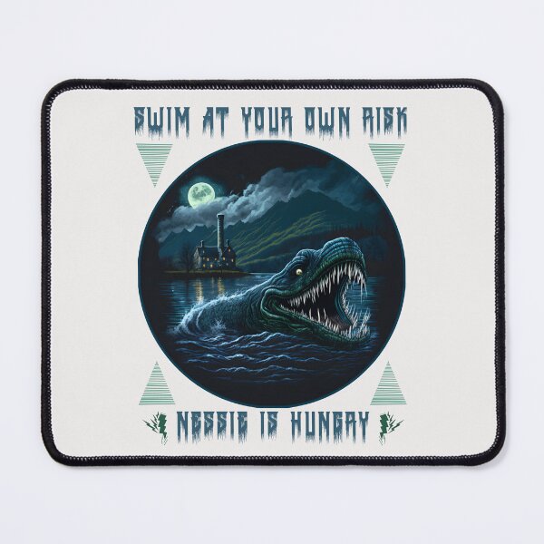 Item preview, Loch Ness monster warning designed and sold by SidTastic .