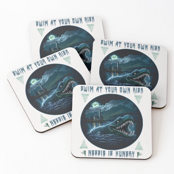 Item preview, Loch Ness monster warning designed and sold by SidTastic .