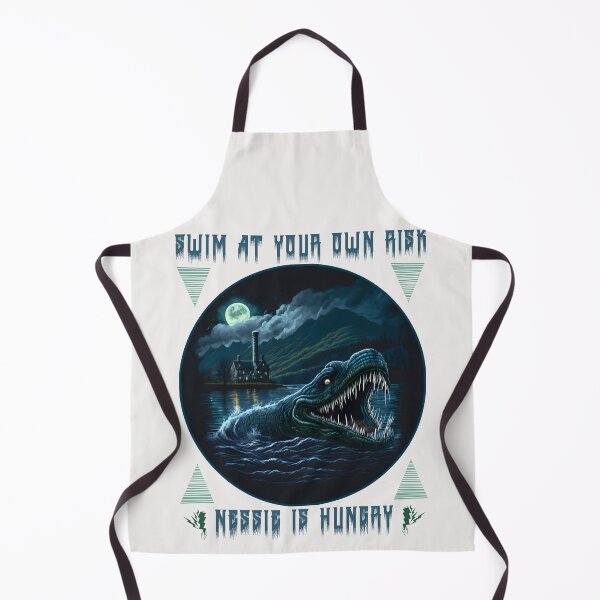 Item preview, Loch Ness monster warning designed and sold by SidTastic .