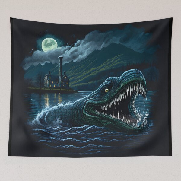 Item preview, Loch Ness monster warning designed and sold by SidTastic .