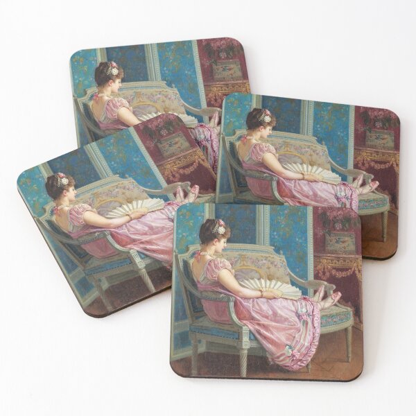 Item preview, Idle Thoughts (1872) - Auguste Toulmouche designed and sold by SALON DES ARTS.