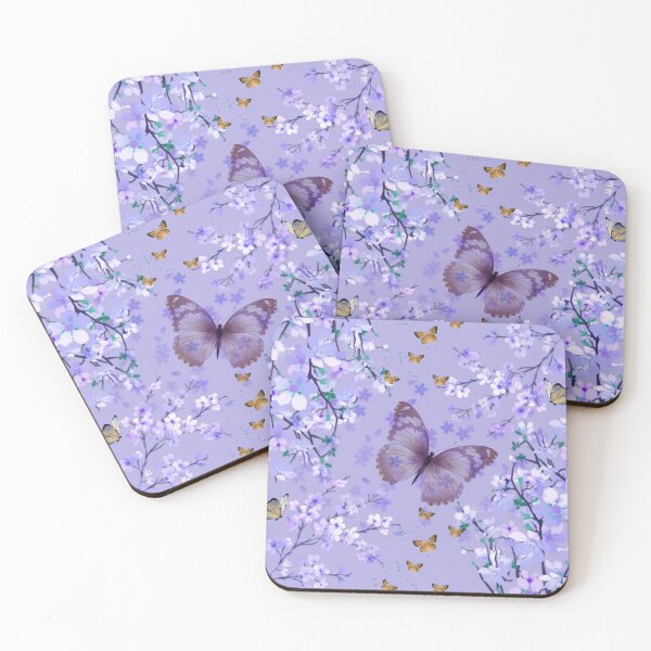 Item preview, Butterflies and cherries flowers. designed and sold by adlkh.