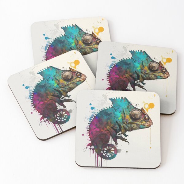 Item preview, Steampunk Animals - Mechanical Chameleon #2 designed and sold by MindAsylum.