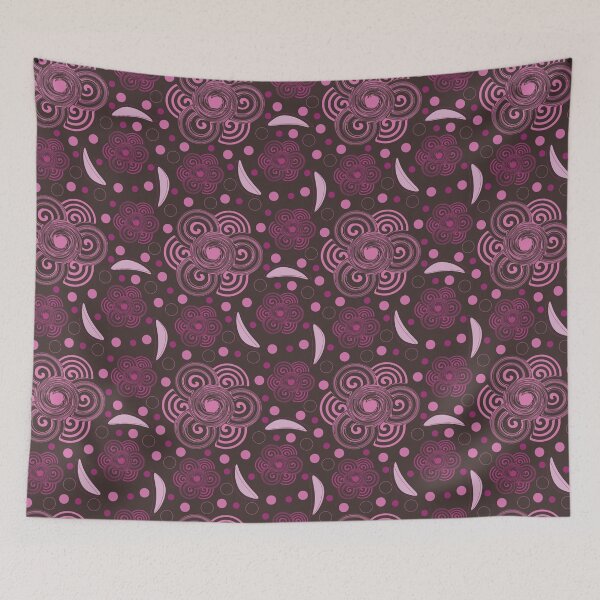Item preview, pink spirals designed and sold by SunGraphicArt.
