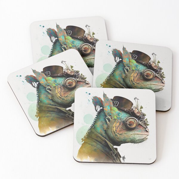 Item preview, Steampunk Animals - Mechanical Chameleon #3 designed and sold by MindAsylum.