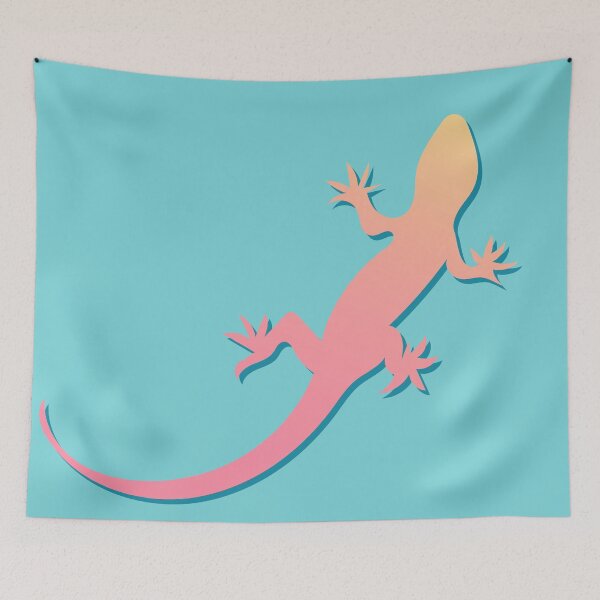 Item preview, Salamander minimalist laconic design designed and sold by Lizvole.