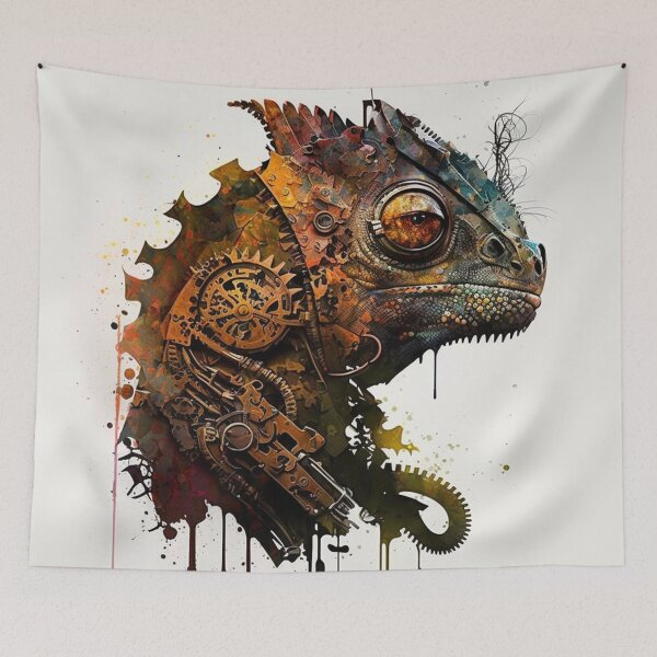 Item preview, Steampunk Animals - Mechanical Chameleon #5 designed and sold by MindAsylum.