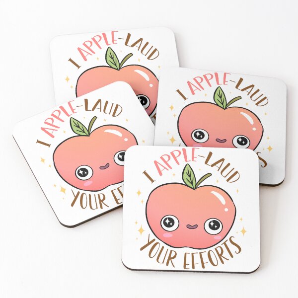 Item preview, I apple-laud your efforts a funny and cute apple pun designed and sold by Yarafantasyart.