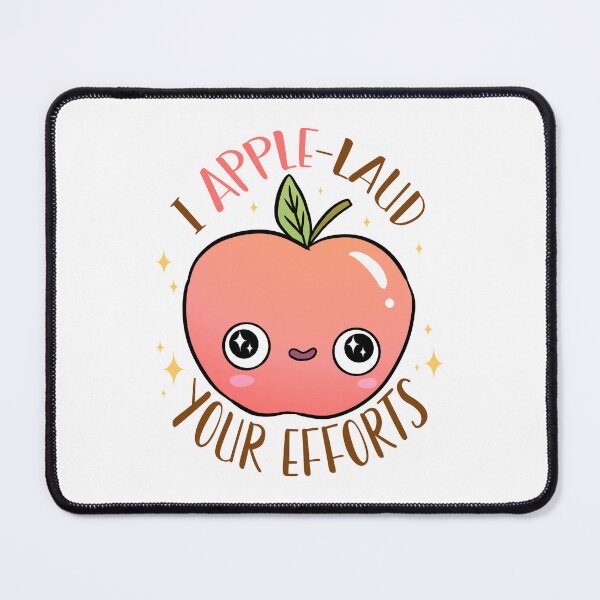 Item preview, I apple-laud your efforts a funny and cute apple pun designed and sold by Yarafantasyart.