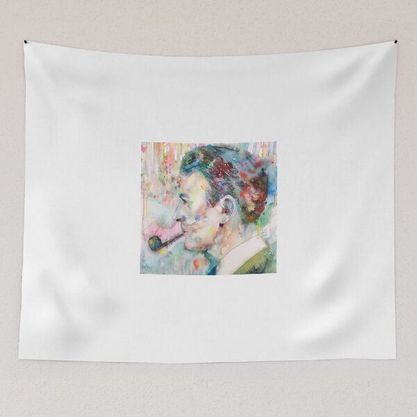 Item preview, RAYMOND CHANDLER - watercolor portrait .3 designed and sold by lautir.