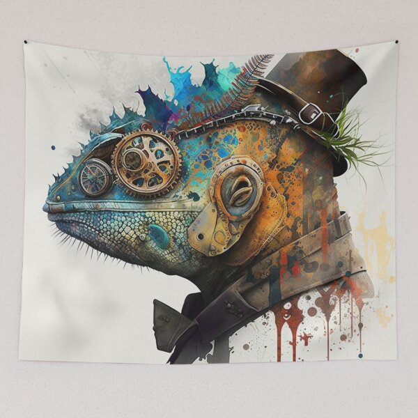 Item preview, Steampunk Animals - Mechanical Chameleon #6 designed and sold by MindAsylum.