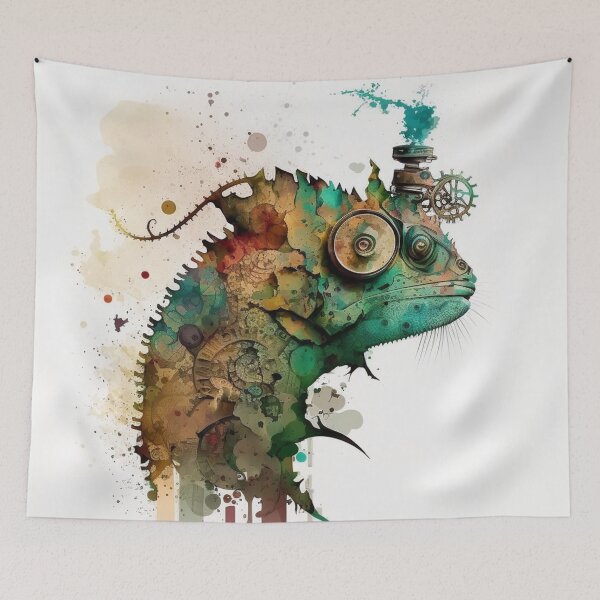 Item preview, Steampunk Animals - Mechanical Chameleon #7 designed and sold by MindAsylum.