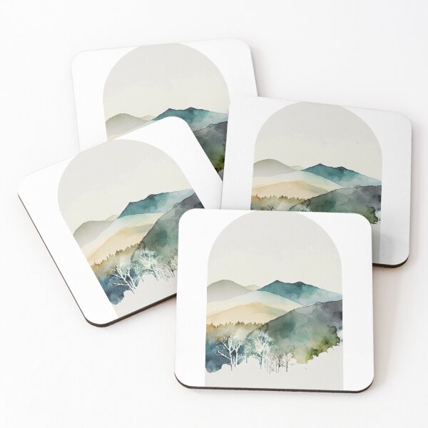 Item preview, Shenandoah National Park Boho Watercolor Arch designed and sold by PikoApparel.