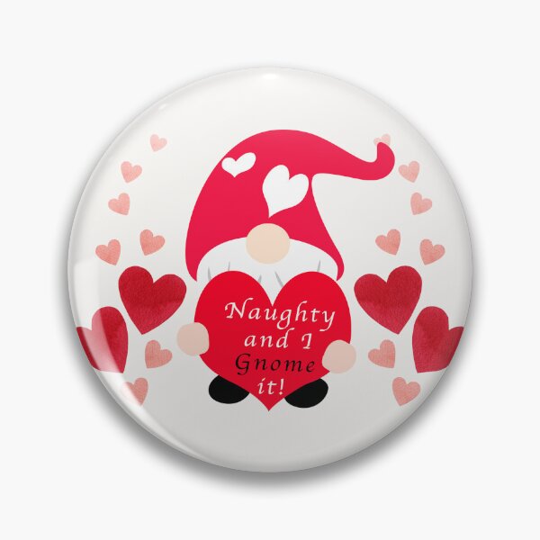 Item preview, Naughty Gnome, Gnomie, Gonk, Naughty and I Gnome it with hearts designed and sold by VistaViews.