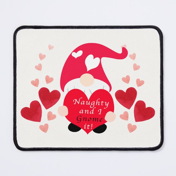 Item preview, Naughty Gnome, Gnomie, Gonk, Naughty and I Gnome it with hearts designed and sold by VistaViews.