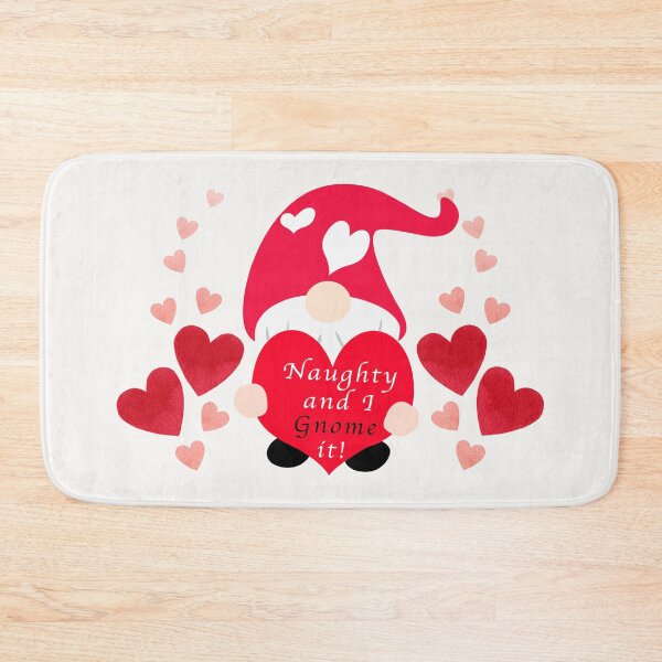 Item preview, Naughty Gnome, Gnomie, Gonk, Naughty and I Gnome it with hearts designed and sold by VistaViews.