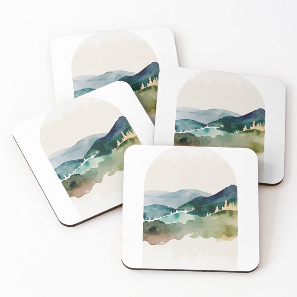 Item preview, Shenandoah National Park Boho Watercolor Arch designed and sold by PikoApparel.