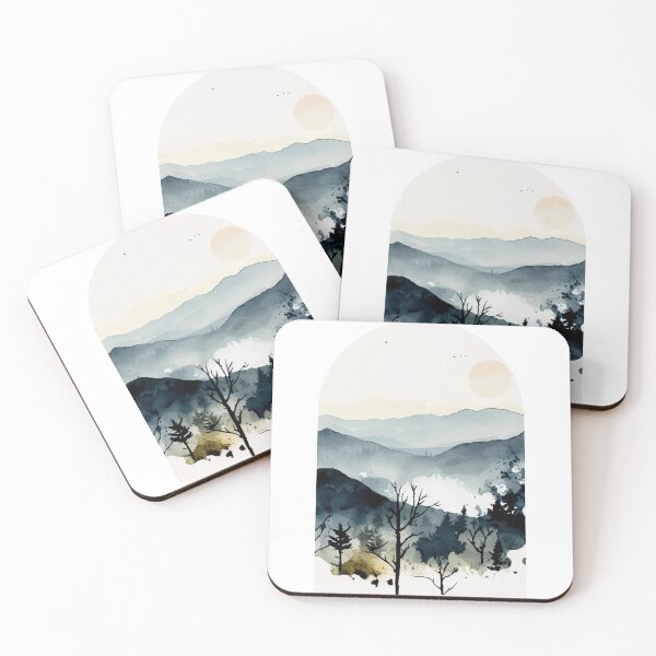 Item preview, Shenandoah National Park Boho Watercolor Arch designed and sold by PikoApparel.