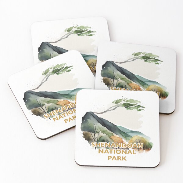 Item preview, Shenandoah National Park Boho Watercolor Circle designed and sold by PikoApparel.
