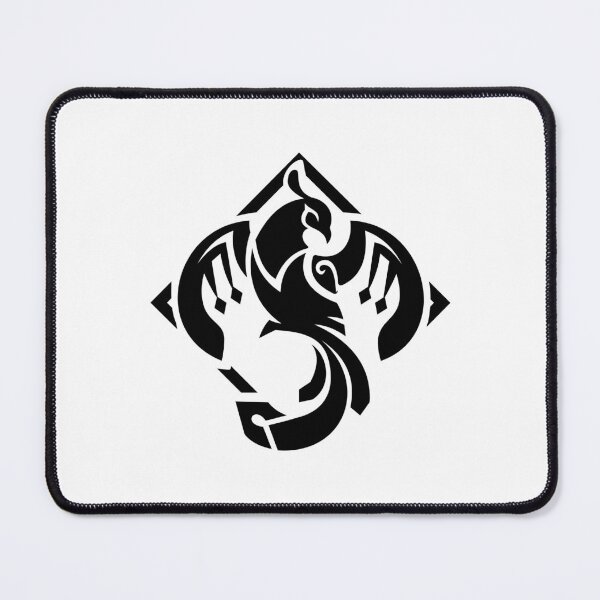 Item preview, Kaveh logo in black - Genshin Impact designed and sold by damomonkey.