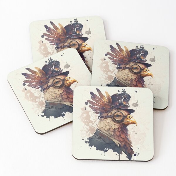 Item preview, Steampunk Animals - Mechanical Chicken #2 designed and sold by MindAsylum.