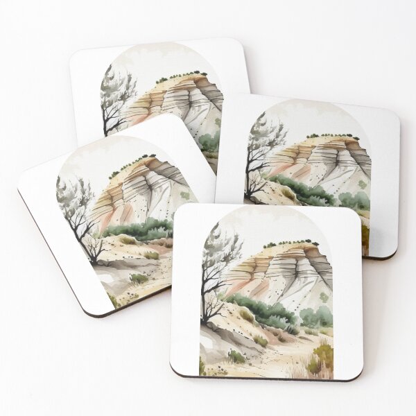 Item preview, Theodore Roosevelt National Park Boho Watercolor Arch designed and sold by PikoApparel.
