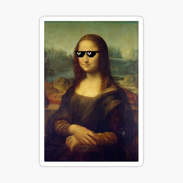 Item preview, Mona Lisa with Sunglasses designed and sold by Bunkwaa.