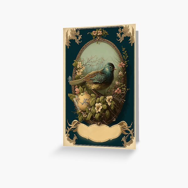 Item preview, Vintage Birds Nest: A Timeless Tribute to Natures Beauty designed and sold by EmeraldeaArt.