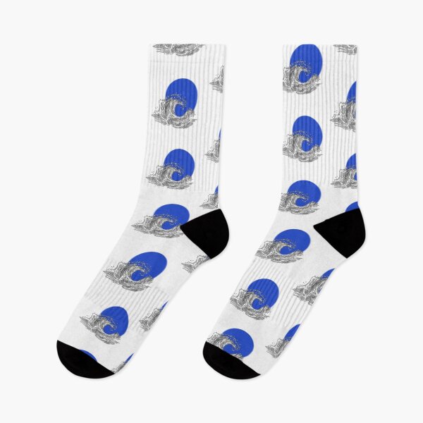 Item preview, Wave & Sun in Blue designed and sold by GABRIELLE CAPRI.