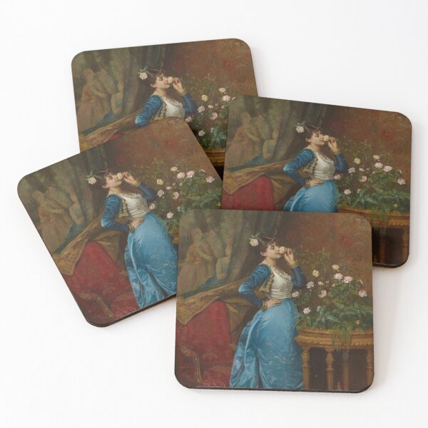 Item preview, In Delightful Anticipation (1879) - Auguste Toulmouche designed and sold by SALON DES ARTS.