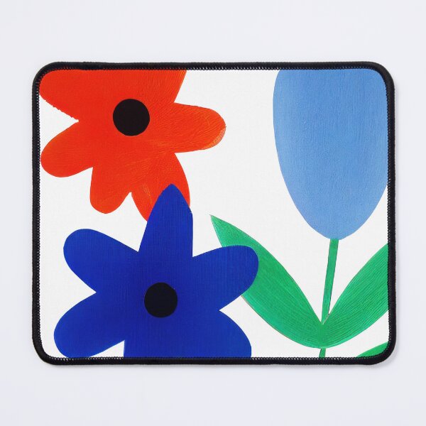 Item preview, Fiori Riso nº 06 - Minimalist Colorful Flowers Risoprint designed and sold by Futuristicas.