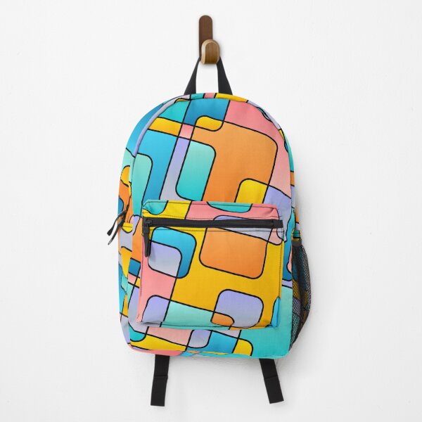 Item preview, Colorful abstract geometrical square background designed and sold by Familyshmot.