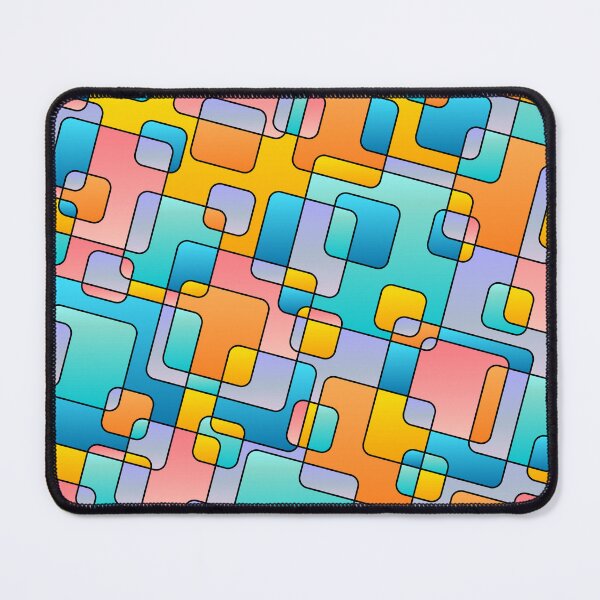 Item preview, Colorful abstract geometrical square background designed and sold by Familyshmot.
