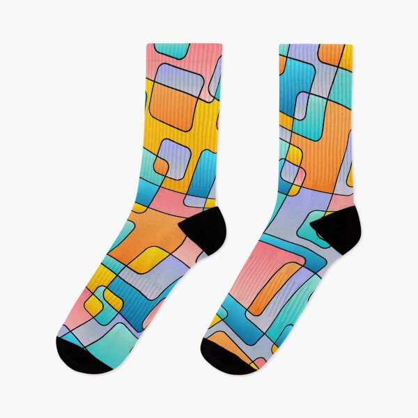 Item preview, Colorful abstract geometrical square background designed and sold by Familyshmot.