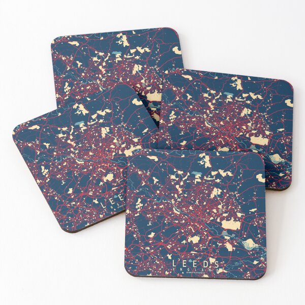 Item preview, Leeds City Map of England - Hope designed and sold by deMAP.