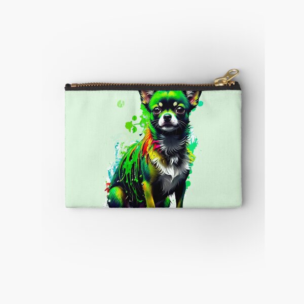 Item preview, Drenched in Green: Playful Chihuahua Covered in Slime designed and sold by Pawsitive Palette.