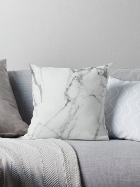 Item preview, White Marble with Grey Veins designed and sold by banginT.