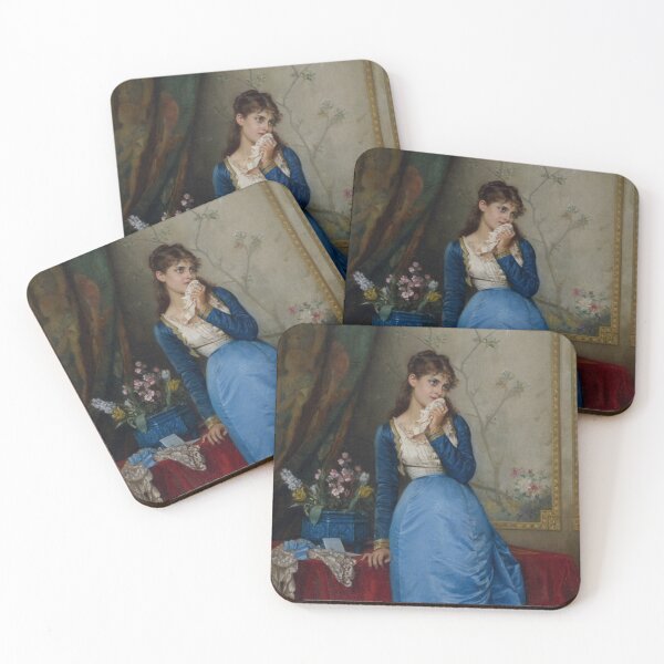 Item preview, The Letter (1879) - Auguste Toulmouche designed and sold by SALON DES ARTS.