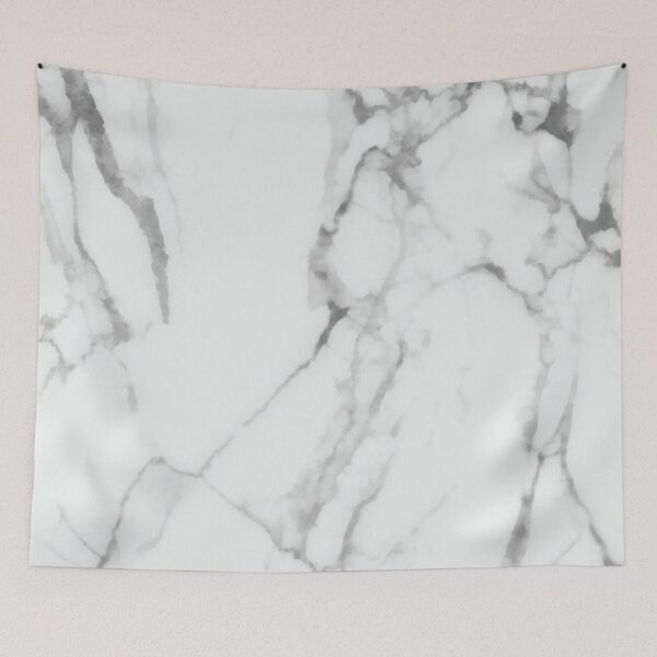 Item preview, White Marble with Grey Veins designed and sold by banginT.