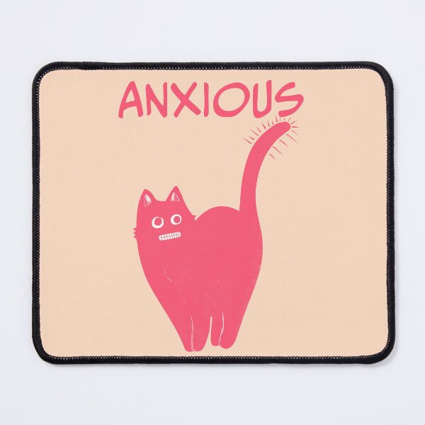 Item preview, ANXIOUS Cat Lifestyle Gift designed and sold by Kr-It.