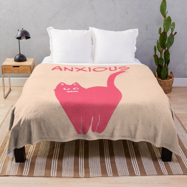 Item preview, ANXIOUS Cat Lifestyle Gift designed and sold by Kr-It.