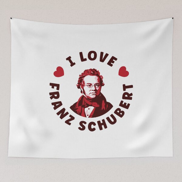 Item preview, I love Franz Schubert designed and sold by artbysugu.