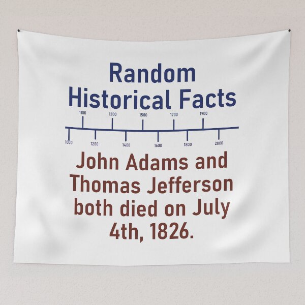 Item preview, John Adams and Thomas Jefferson - History Fact designed and sold by CrankyOldDude.