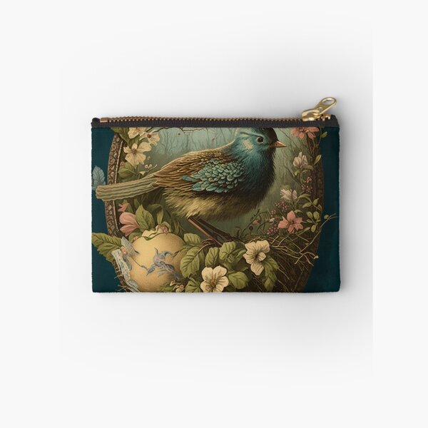 Item preview, Vintage Birds Nest Easter Card: A Timeless Tribute to New Beginnings designed and sold by EmeraldeaArt.