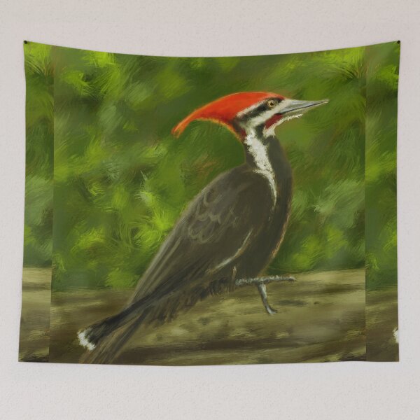 Item preview, Pileated Woodpecker designed and sold by TheArtCave.