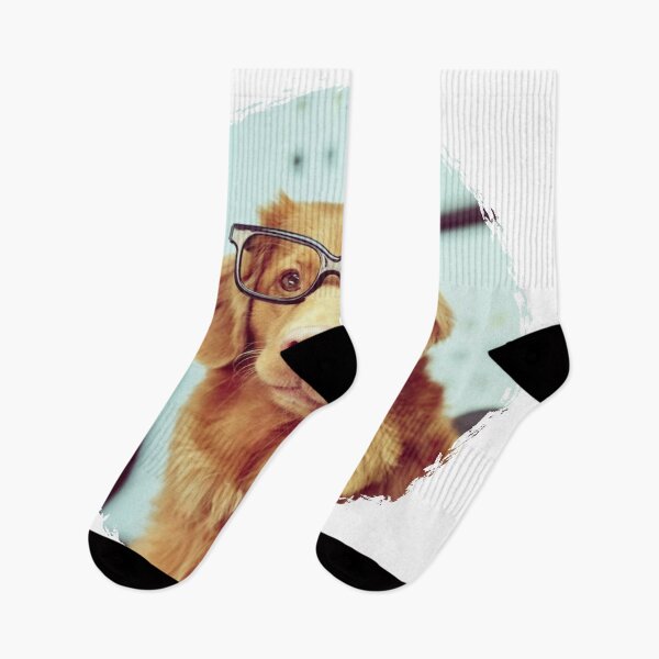 Item preview, Smart Cute Dog With Glasses designed and sold by AlexMancic.